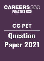 CG PET Question Paper 2021
