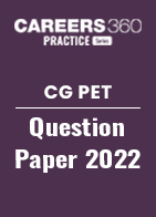 CG PET Question Paper 2022