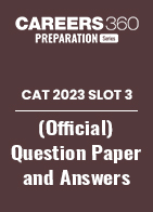 CAT 2023 Official Question Paper and Answer Key (Slot 3)