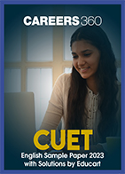 CUET English Sample Paper 2023 with Solutions by Educart
