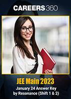 JEE Main 2023 January 24 Answer Key by Resonance (Shift 1 & 2)