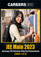 JEE Main 2023 January 30 Answer Key by Resonance (Shift 1 & 2)