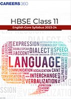 HBSE Class 11 English Core Syllabus 2023-24