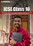ICSE Class 10 Modern Foreign Languages Syllabus 2024 (Group 2)