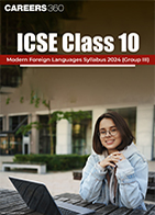 ICSE Class 10 Modern Foreign Languages Syllabus 2024 (Group 3)