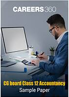 CG Board Class 12 Accountancy Sample Paper