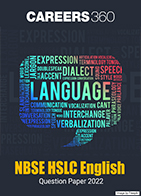 NBSE HSLC English Question Paper 2022