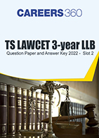 TS LAWCET 3-year LLB Question Paper and Answer Key 2022 - Slot 2