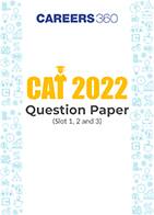 CAT 2022 Question Paper (Slot 1, 2, and 3)