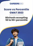 CMAT 2023: Scores, percentile, and list of BSchools accepting 50 to 90+ percentile