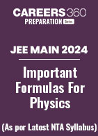 JEE Main 2024 Important Formulas for Physics PDF