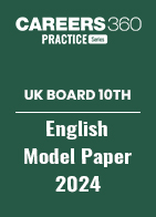 UK Board 10th English Model Paper 2024