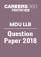 MDU LLB Question Paper 2018