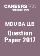 MDU BA LLB Question Paper 2017