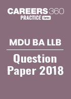 MDU BA LLB Question Paper 2018