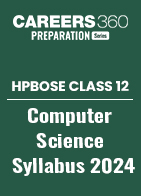 HPBOSE Class 12 Computer Science Syllabus 2024