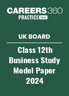 UK Board Class 12th Business Studies Model Paper 2024 PDF