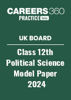 UK Board Class 12th Political Science Model Paper 2024 PDF