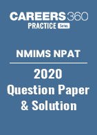 NMIMS NPAT 2020 Question Paper with Solution