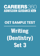 OET Sample Test Writing (Dentistry) - Set 3