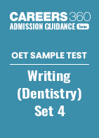 OET Sample Test Writing (Dentistry) - Set 4