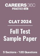 CLAT Sample Paper 2024 with Answer Key by Careers360