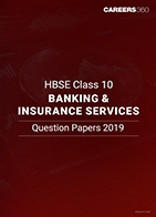 HBSE Class 10 Banking & Insurance Services Question Papers 2019