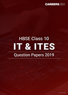 HBSE Class 10 IT & ITES Question Papers 2019