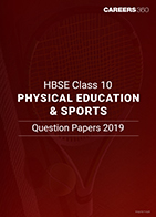 HBSE Class 10 Physical Education & Sports Question Papers 2019