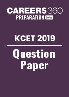 KCET 2019 Question Paper