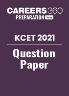 KCET 2021 Question Paper