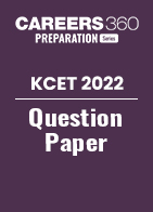KCET 2022 Question Paper