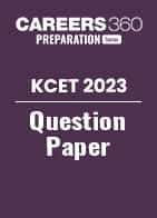 KCET 2023 Question Paper