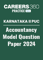 Karnataka II PUC Accountancy Model Question Paper 2024