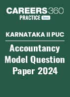 Karnataka II PUC Accountancy Model Question Paper 2024