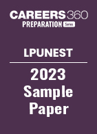 LPUNEST 2023 Sample Paper