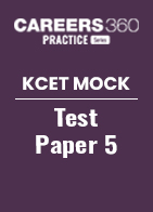 KCET Mock Test Paper 5