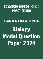 Karnataka II PUC Biology Model Question Paper 2024