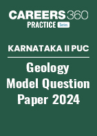 Karnataka II PUC Geology Model Question Paper 2024