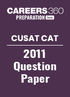 CUSAT CAT 2011 Question Paper