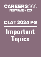Important Topics to study for CLAT-PG 2024