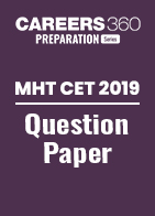 MHT CET 2019 Question Paper