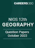 NIOS 12th Geography Question Paper October 2022