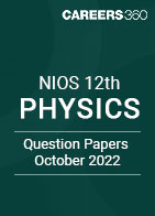 NIOS 12th Physics Question Paper October 2022