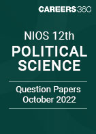 NIOS 12th Political Science Question Paper October 2022