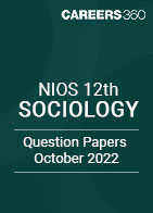 NIOS 12th Sociology Question Paper October 2022