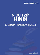NIOS 12th Hindi Question Paper April 2023