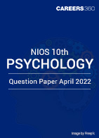 NIOS 10th Psychology Question Paper April 2022