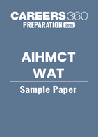 AIHMCT WAT Sample Paper