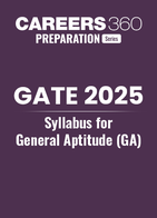 GATE 2025 syllabus for General Aptitude (GA)